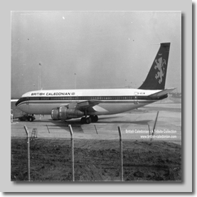 BCal 707 G-AZJM at LGW