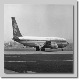 BCal 707 G-AZPW at LGW 23-04-1972