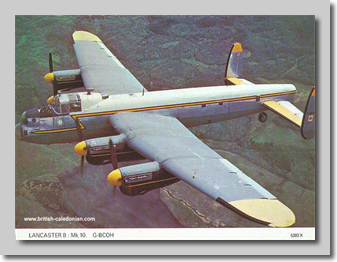 Flying with Strathallen (postcard)