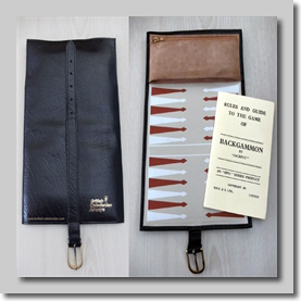 BCal Travel Backgammon Set