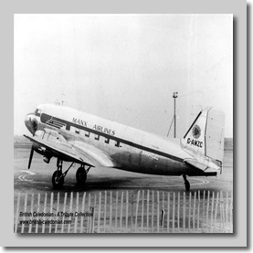 DC3 G-AMZC Manx Airlines