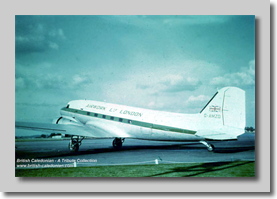 DC3 G-AMZD Airwork