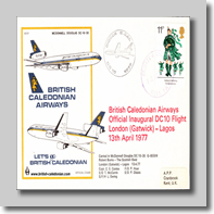 77-04-13 Official Inaugural DC10 LGW-Lagos