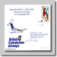 83-09-27 (Signed) G-BKAV Delivery to Okada