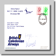 84-01-31 (Signed) G-AXYD Delivery Flight