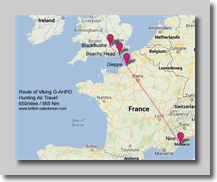 G-AHPD's Route