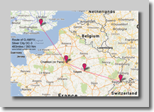 Route of G-AMYV
