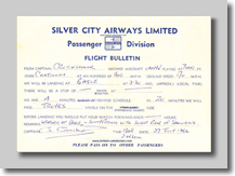 Flight Information Silver City 1