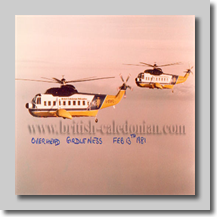 G-BHPU, G-BIHH over Girdle Ness