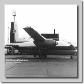 BUA Herald G-APWG at LGW on 10-11-1963