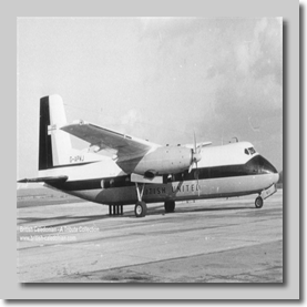 BUA Herald G-APWJ at LGW on 16-06-1963