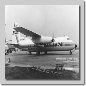 BUA Herald G-ASKK at LGW on 21-04-1967