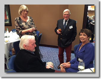 Capt Ron Williams (seated), ??, David Vetch, Gelnda Williams