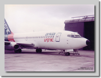 CSU work for Arkia Israel on a 737