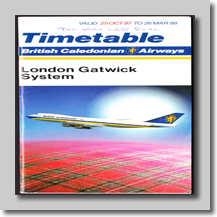 BCal's last timetable