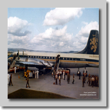 Caledonian Britannia G-AOVJ Perth, Australia, Sept 1966