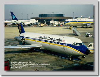 BCal 1-11 G-AXJM at London Gatwick