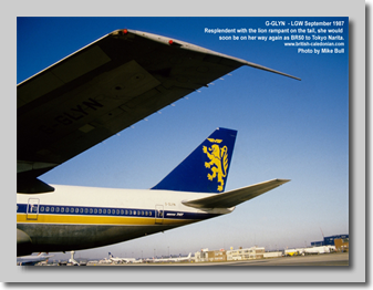 BCal 747 G-GLYN at LGW