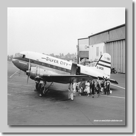 Silver City DC-3 passengers