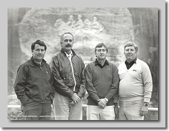 Stone Mtn Atlanta 1985 : Dale Lakin (2) & Trevor (3)...(1 & 4 were customers)