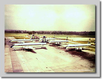 Brits and DC-7s at Gatwick